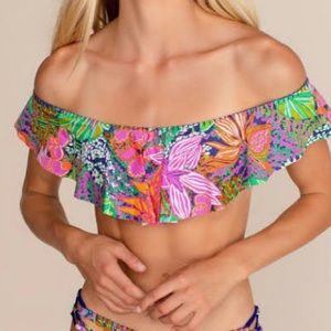 Trina Turk Off the Shoulder Bandeau Bikini Top